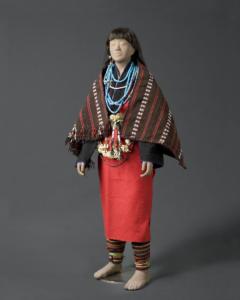 珞巴族毛織女服