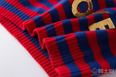 【炫沛2018歐秋裝新款條紋老虎頭亮片刺繡兔絨毛衣廠家批發(fā)針織衫152】汕頭市澄海區(qū)炫沛毛織廠 - 產(chǎn)品庫