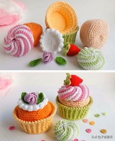 難以相信這些水果 食品全是毛線編織的,編織者無所不能啊