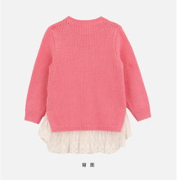 麗家寶貝官網 可歐可優 秋okou女提花蕾絲毛織衫wg163097 母嬰購物上麗家 安全 高品質 高性價比的母嬰用品