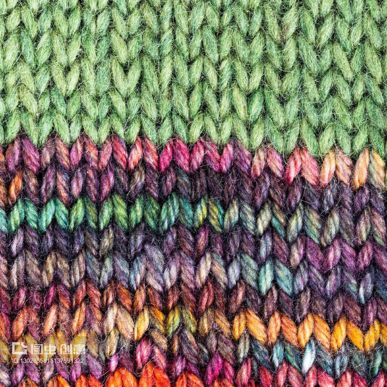 手織毛布的紋理特寫 毛織藝術(shù)的細(xì)膩之美